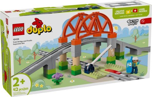 LEGO DUPLO Town 10426 silla ja raudtee rööbaste laienduskomplekt