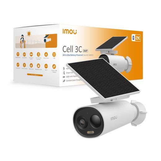 Imou Cell 3C Kõik ühes kuulikut IP turvakaamera, Välis, 2304 x 1296 pikseli, Seina