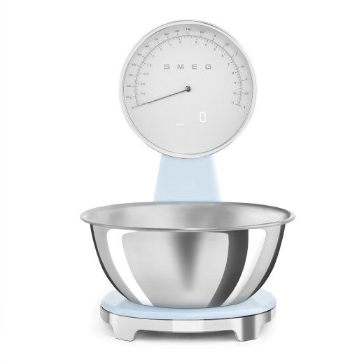 Smeg KSF01PBWW Analoginis ir skaitmeninis virtuvės svorio matuoklis Pastel Blue
