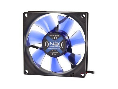 Noiseblocker BlackSilentFan X1 ventilaator 1-pakk must 80 mm