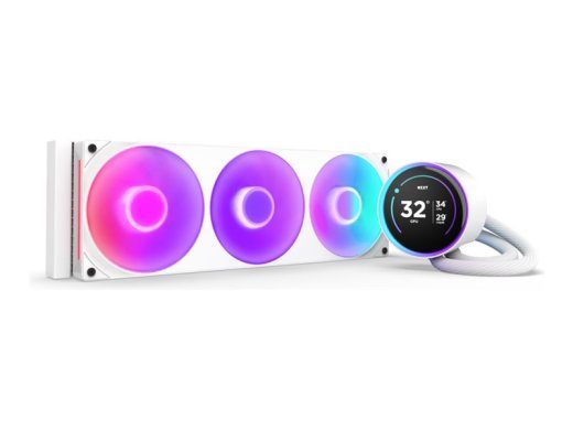 NZXT Kraken Elite 360 RGB Jahutussüsteem 1-pack Valge 120 mm