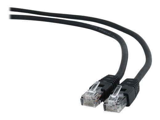 Cablexpert CAT 6 varjestamata keeratud paar (UTP) 1m patchkaabel must