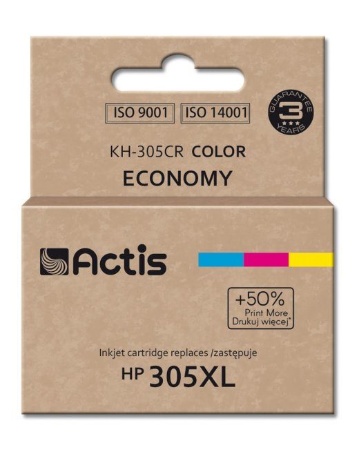 Actis KH-305CR tint (asendub HP 3YM63AE-ga; Standardne; 18 ml; värviline)