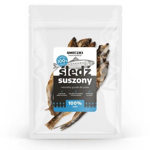 UNISZKI Kuivatatud heeringas – koeratoit – 50 g