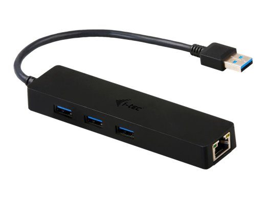 i-Tec USB 3.0 Slim HUB 3 port + Gigabit Ethernet adapter, must