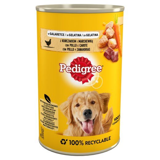 Pedigree kana ja porgandiga želee 400g