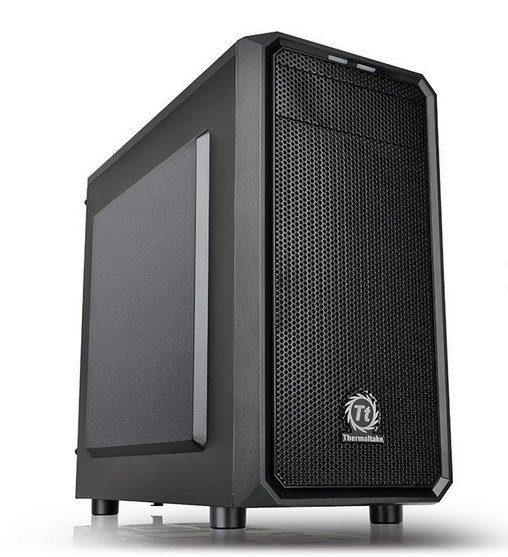 Thermaltake VERSA H15 mikrotorni must korpus