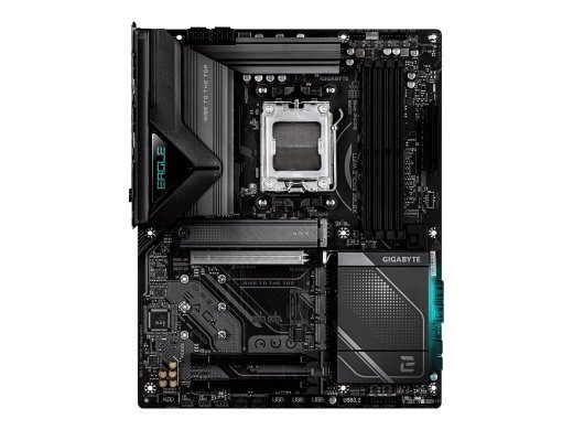 Gigabyte X870E EAGLE WIFI7 Protsessoriperekond AMD Protsessori pesa AM5 DDR5 Toetatud kõvaketta liidesed M.2, SATA SATA ühenduste arv 4