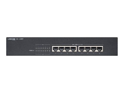 GS-1208P 8-portiline Gigabit Ethernet PoE+