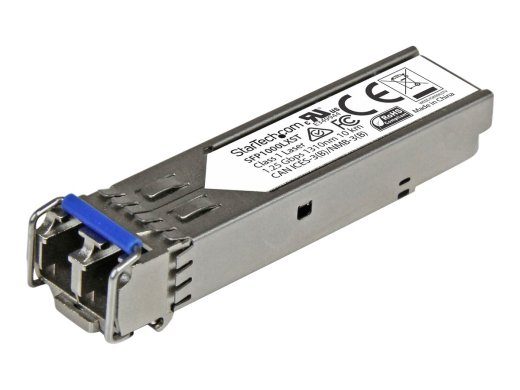 StarTech.com MSA kodeerimata SFP moodul - 1000BASE-LX - 1GE SFP 1GbE ühemooduskiud (SMF) optiline saatja-vastuvõtja - 10km DDM SFP (mini-GBIC) saat...
