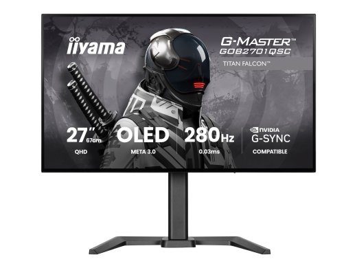 iiyama G-MASTER Titan Falcon GOB2701QSC-B1 27 2560 x 1440 (2K) HDMI DisplayPort 280Hz monitor