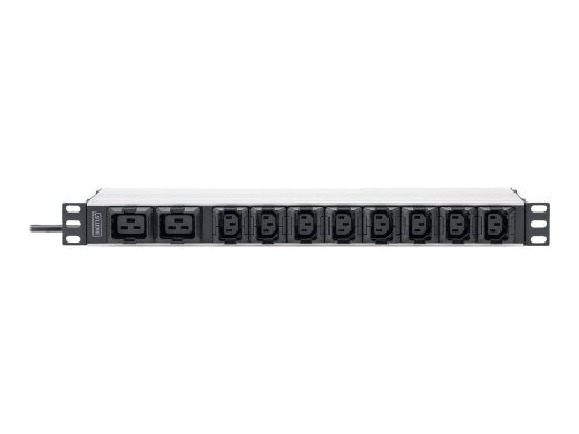 Digitus Socket Strip with Aluminum Profile, 10-way, IEC C20 plug DN-95427 Sockets quantity 7