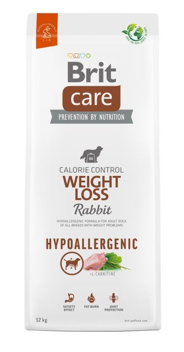 BRIT Care Hüpoallergeenne täiskasvanu kaalulangus küülik kuivkoeratoit - 12 kg