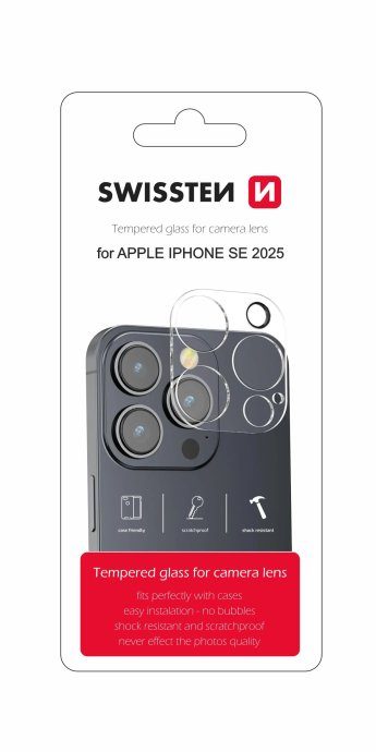 Swissten karastatud klaas kaamera objektiivi jaoks Apple iPhone 17