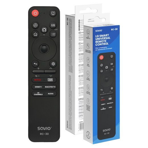 Savio RC-30 kaugjuhtimispult IR/Bluetooth, vajutusnuppudega