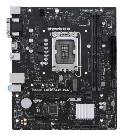 ASUS PRIME H610M-R D4 Intel H610 LGA 1700 mikro ATX