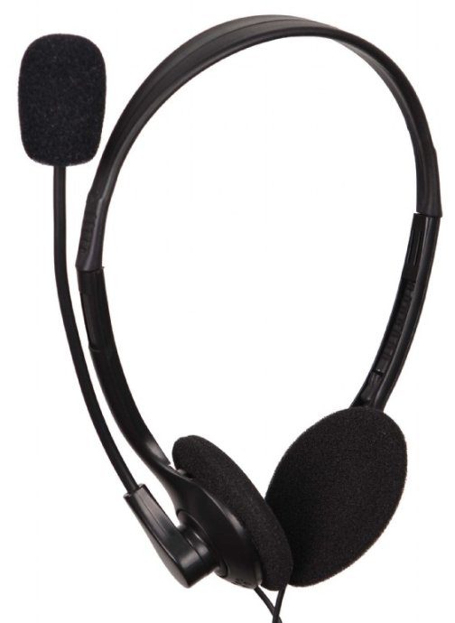 Gembird Stereo ausinės MHS-123 Įmontuotas mikrofonas 3.5 mm Juoda