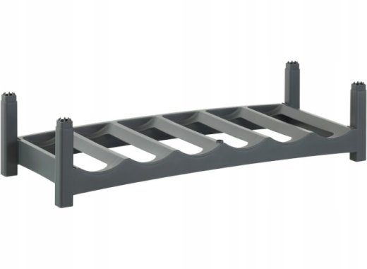 ROTHO Vario Wine Rack Anthracite - Alus 6 pudelile