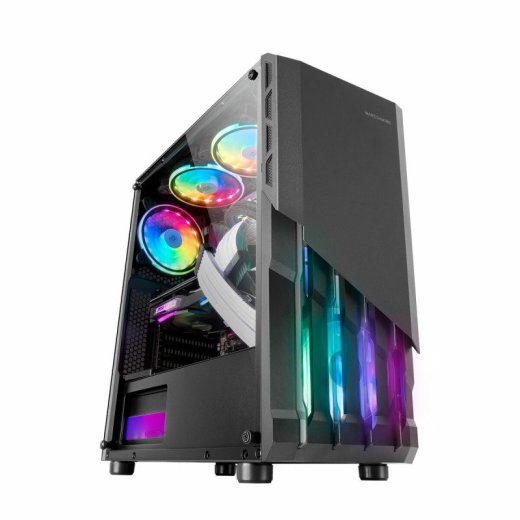 Mars Gaming MC-X2 arvutikorpuse ATX / terase esipaneel / FRGB 2x FAN / Windows