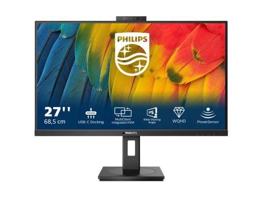 Philips 27B1U5601H 27 IPS 2560 x 1440 (2K) HDMI DisplayPort USB-C 75Hz prijungimo ekranas