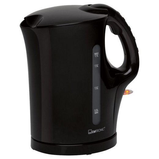Clatronic WK 3819 elektrikann 1,7 L 2200 W Must