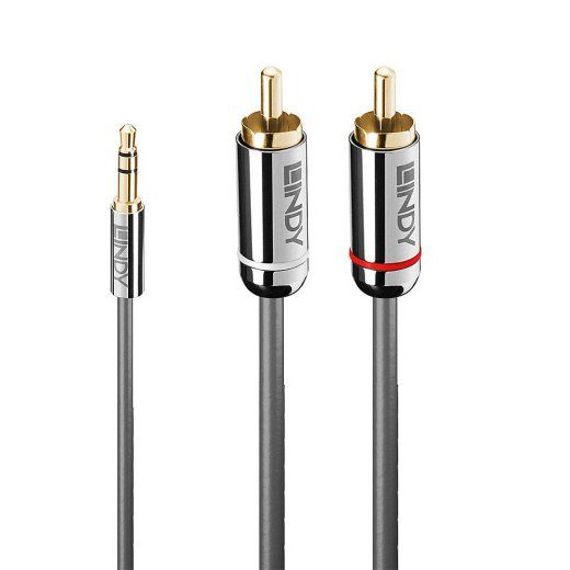 AUDIO KABEL 3,5MM TO PHONO/0,5M 35332 LINDY