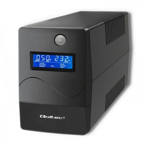 Qoltec Monolith Online dvigubas konversijos ATS 0,45 kVA 240 W su 2 AC lizdai