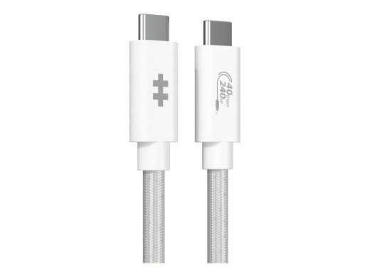 Hyper HyperDrive Next USB Type-C Kabelis 1.2m Baltas