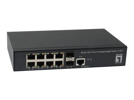 LevelOne GEL-1061 10-portiline Gigabit lüliti