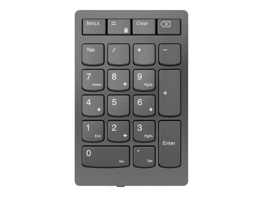 Lenovo Profesionalus belaidis skaitmeninis klaviatūros paketas Belaidis skaitmeninis klaviatūros paketas Stūmėtasis Pilkas