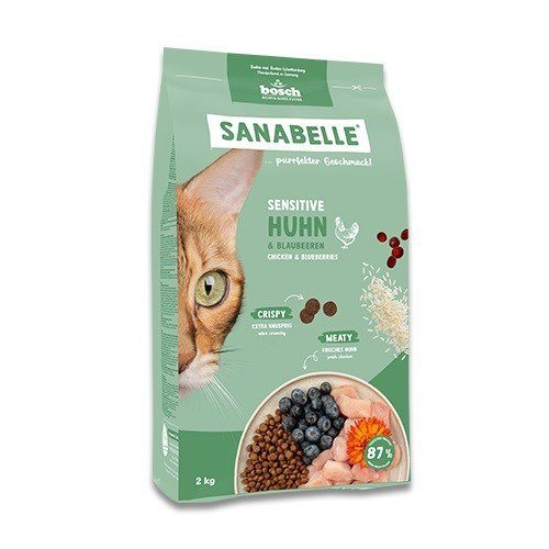 BOSCH Sanabelle Sensitive with chicken kuivkassitoit - 2 kg