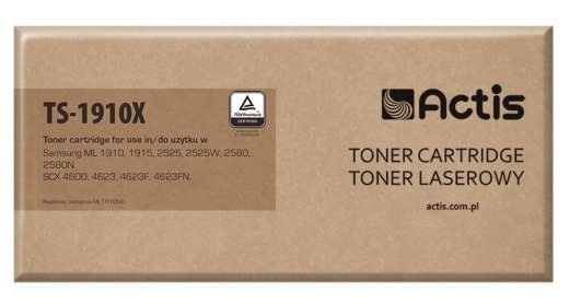 Actis TS-1910X toner (asendus Samsung MLT-D1052L-le; Standard; 2500 lehekülge; must)