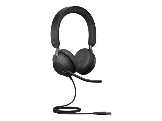 Jabra Evolve2 40 SE UC Stereo Juhtmega Kõrvaklapid Must