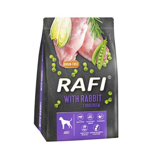 RAFI küüslauguga - kuiv koeratoit - 3kg