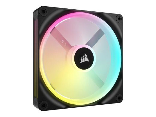 CORSAIR iCUE LINK QX140 RGB ventilaator 1-pack must 140 mm