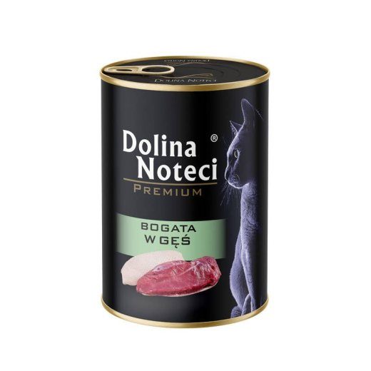 DOLINA NOTECI Premium Rich in goose - märgkassitoit - 400g