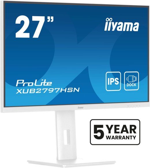 iiyama ProLite XUB2797HSN-W2 27" Full HD LED valge arvutimonitor