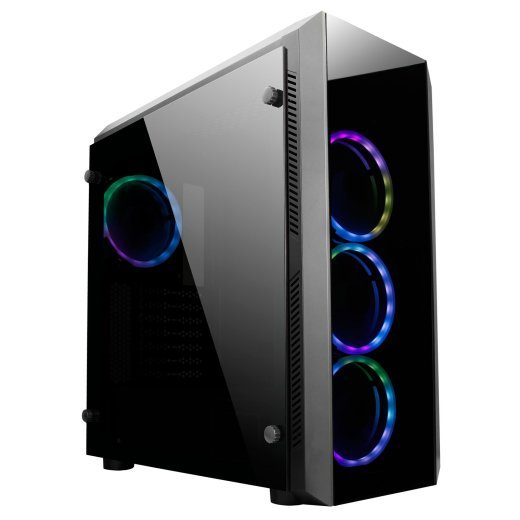 Üksus CHIEFTEC SCORPION II MidiTower Ei ole kaasas ATX MiniITX Värv Must GL-02B-OP