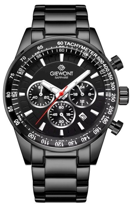 Giewont Meeste Chronograph Safiirkell GW9140-B2 / must