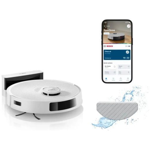Bosch Spotless Advanced BCRC2W robotinis dulkių siurblys Baltas
