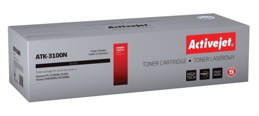Activejet ATK-3100N Toner (Kyocera TK-3100 jaoks; Supreme; 12,500 lehte; must)