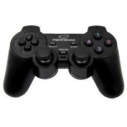 Esperanza EG106 Gaming Controller Joystick PC, Playstation 2, Playstation 3 Analogowy / Cyfrowy USB 2.0 Czarny