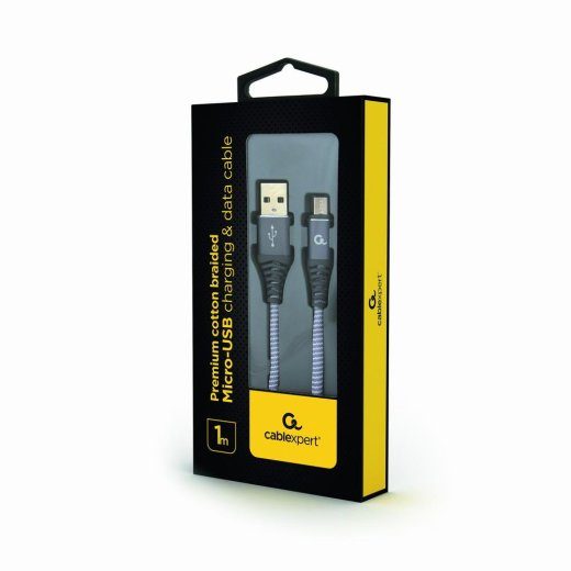 KAABEL USB2 KÜLGE MICRO-USB 1M/CC-USB2B-AMMBM-1M-WB2 GEMBIRD