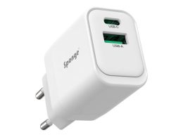 22.5Watt Sponge Adapter 1xUSB-A 2.0 1xUSB-C