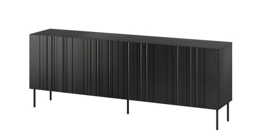 Cama Kommid ISLA 200x40x75 mattmust