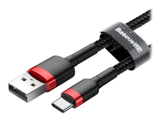 Baseus Cafule USB Type-C Kaabel 1m Punane Must