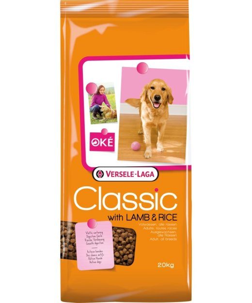 VERSELE-LAGA Classic Lamb & Rice - kuiv koeratoit - 20 kg