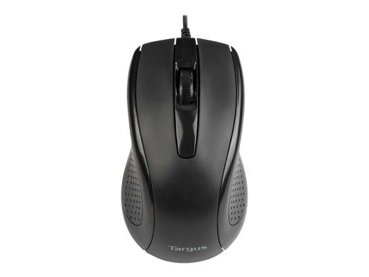 Targus Full-Size Optical Antimicrobial Wired Mouse Targus Mouse Full-Size Optical Antimicrobial Wired Black