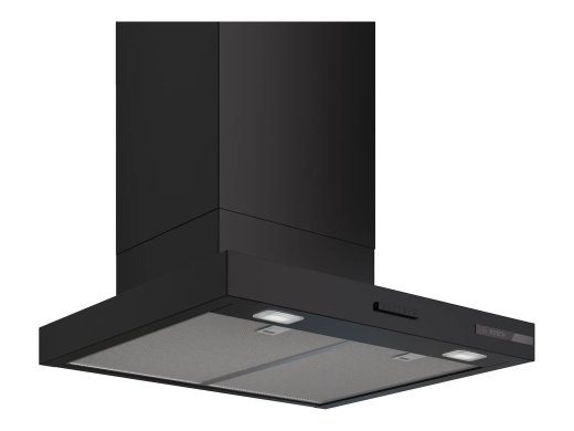 Bosch DWB65CC60 Hood Wall mounted Energy efficiency class B Width 59.8 cm Mechanical 594 m³/h Matte black LED