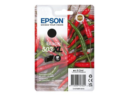 Epson 503XL Must 550-leheküljeline Üksikkõrge C13T09R14010